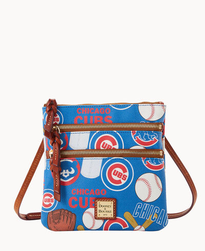 MLB Cubs North South Triple Zip Crossbody