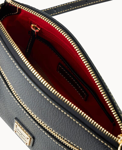 Pebble Grain Domed Crossbody