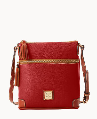 Pebble Grain Small Tassel Crossbody