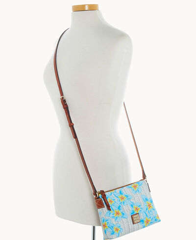 Plumeria Crossbody Pouchette