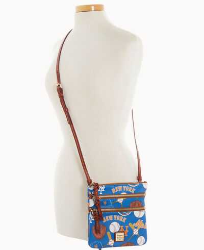 MLB Mets N S Triple Zip Crossbody