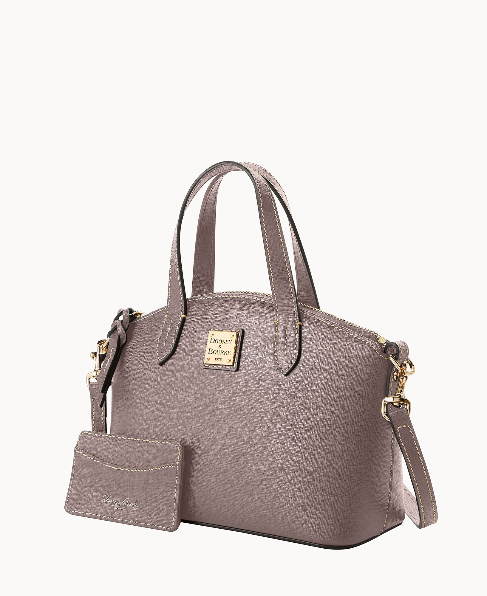 Dooney Bourke Saffiano Ruby Bag With Card Case