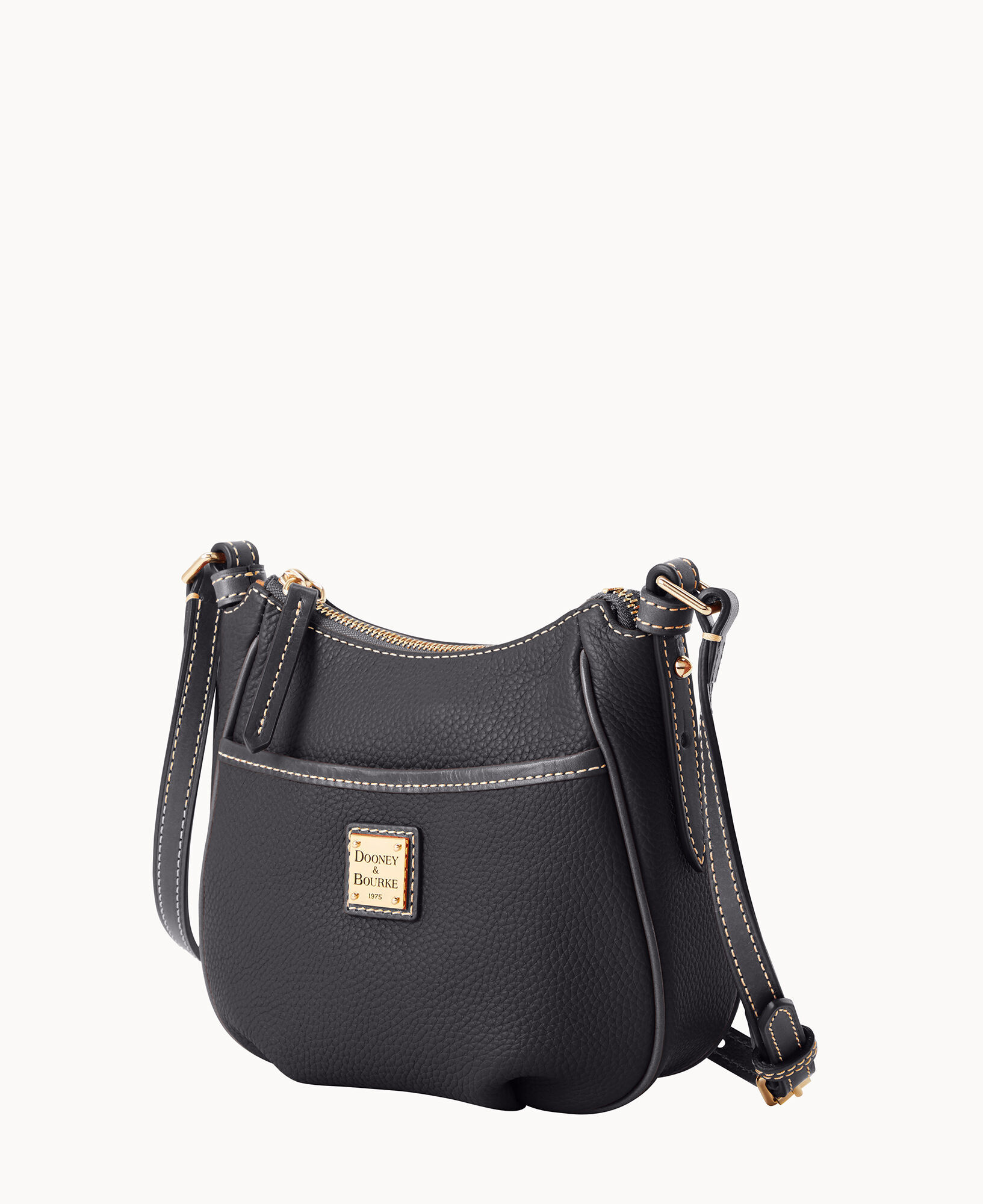 Dooney and bourke pebble grain crossbody black best sale