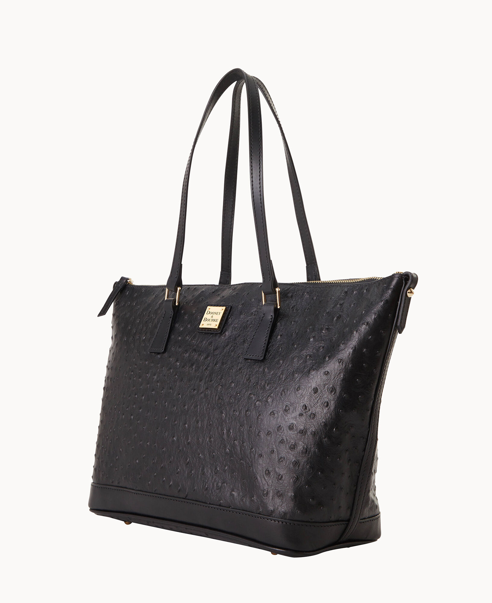 Dooney and bourke black ostrich purse store