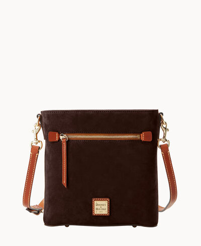 Suede Zip Crossbody