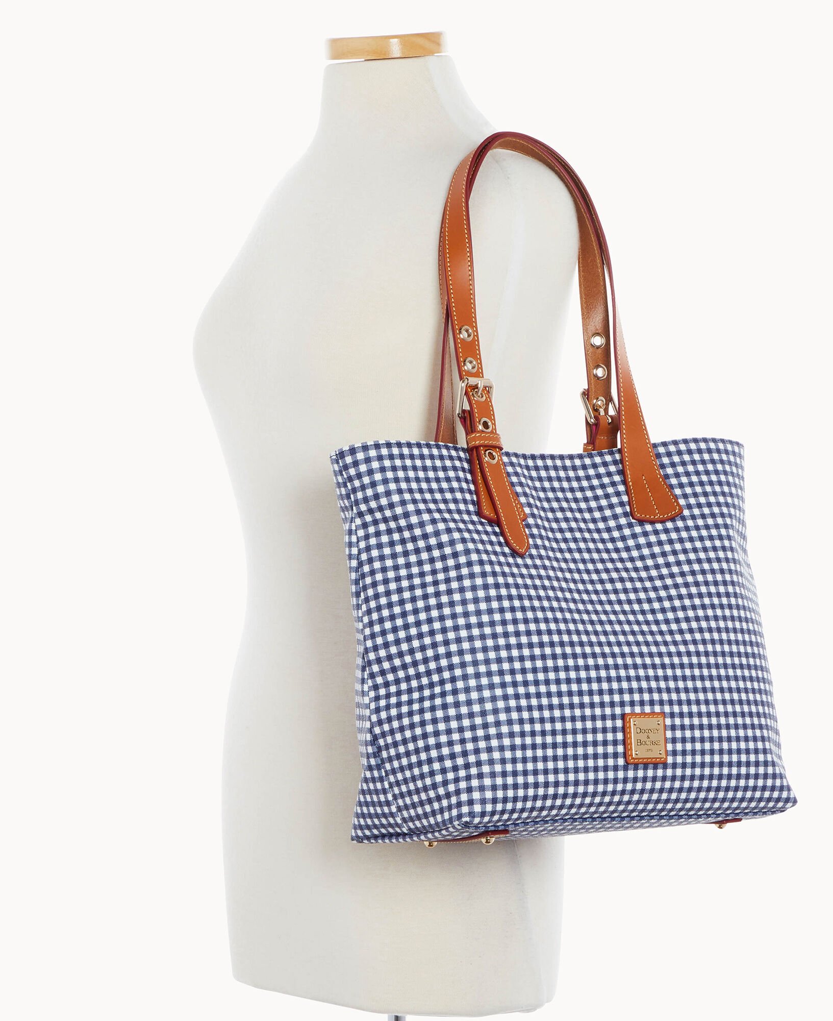 Gingham Emily Tote