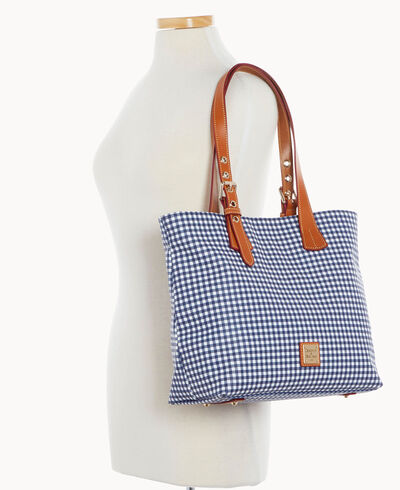 Gingham Emily Tote