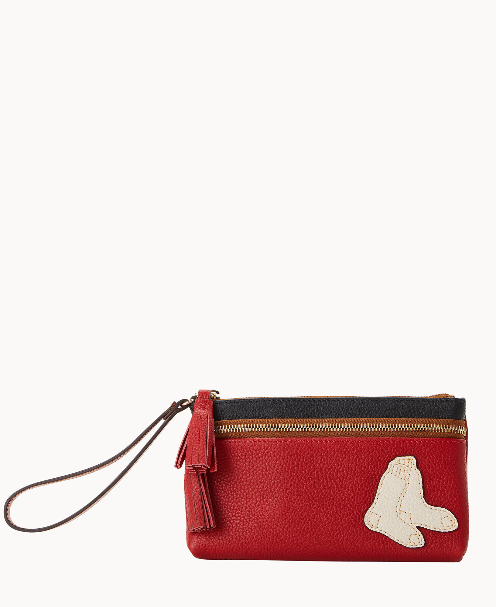 Dooney and bourke on sale red sox wristlet