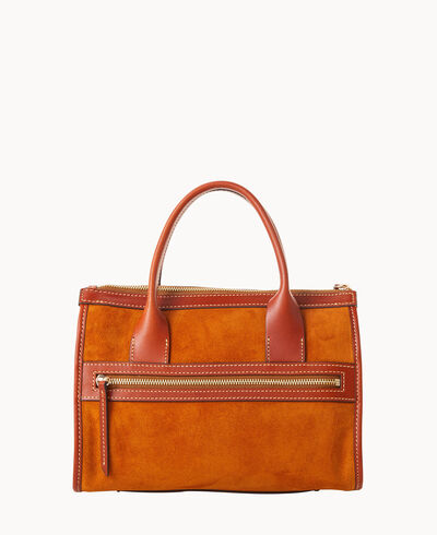 Suede Small Satchel