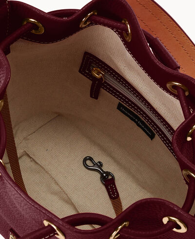 Lucca Leather Small Drawstring