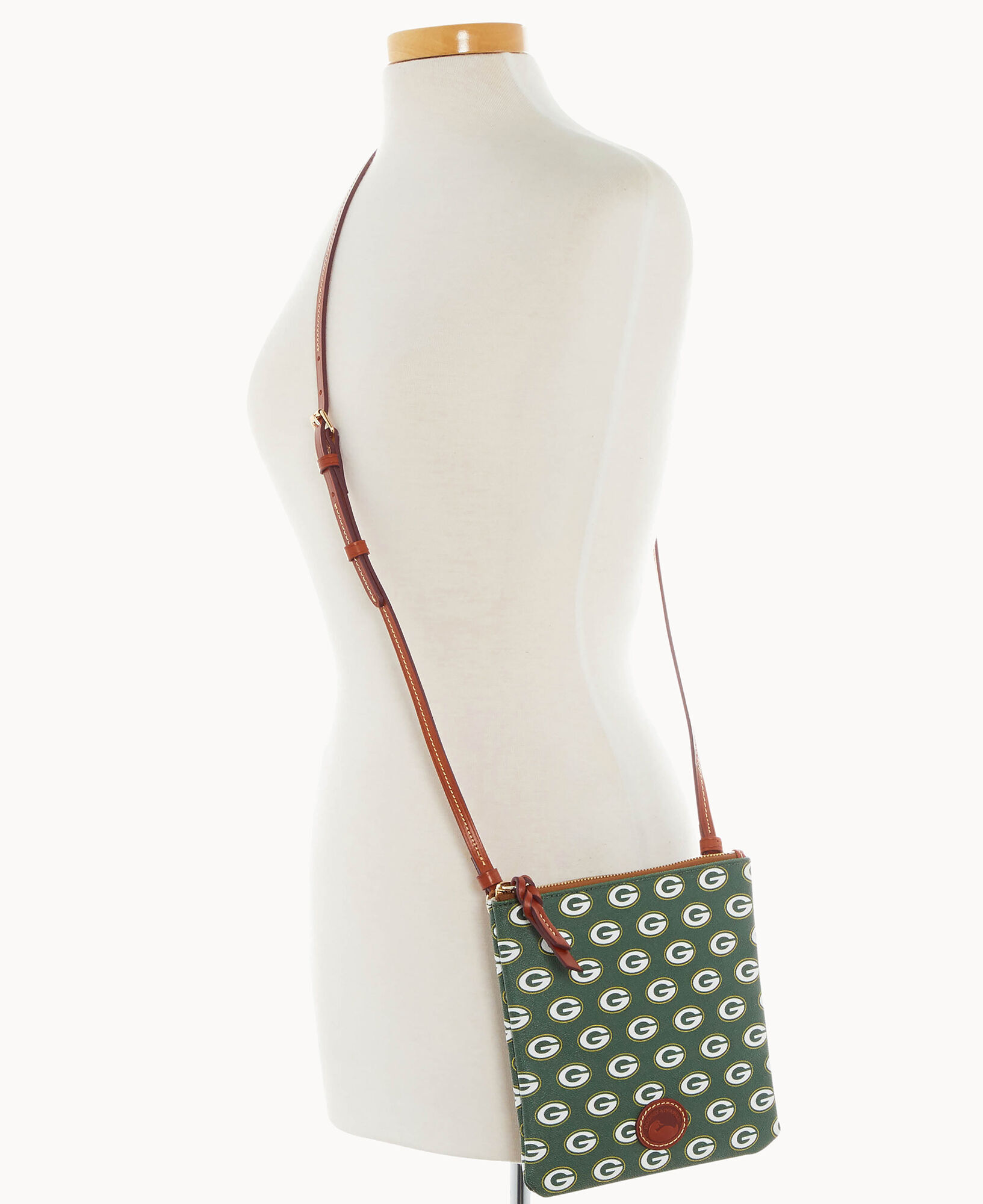 Dooney Bourke NFL Packers North South Top Zip Crossbody