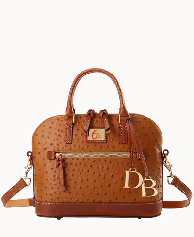 MLB Orioles Domed Zip Satchel