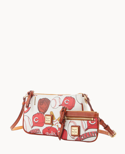 MLB Reds Lexi Crossbody Sm Coin Case