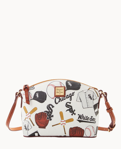 MLB White Sox Suki Crossbody Med Wristlet