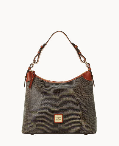 Embossed Lizard Hobo