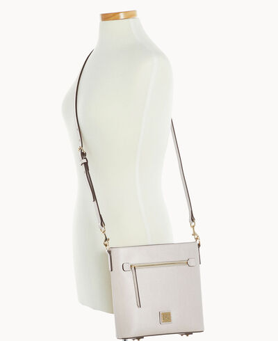 Saffiano Zip Crossbody