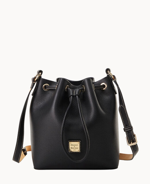 Lucca Leather Crossbody Drawstring