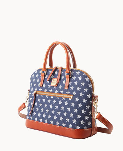 MLB Astros Domed Zip Satchel