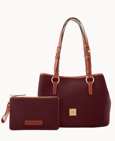 Pebble Grain Small Briana with Pouch