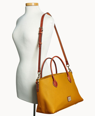 Pebble Grain Large Handle Tote