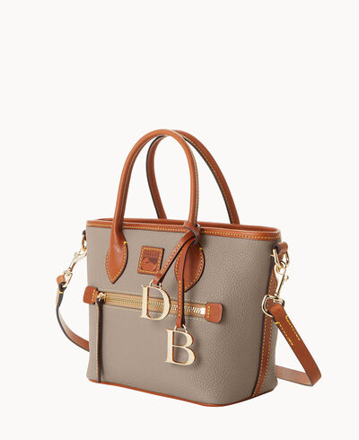 Pebble Grain Small Handle Tote