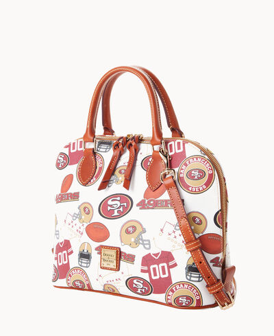 NFL 49ers Zip Zip Satchel