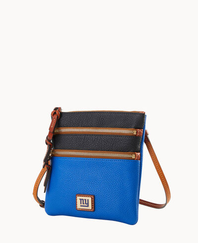 NFL Giants Triple Zip Crossbody