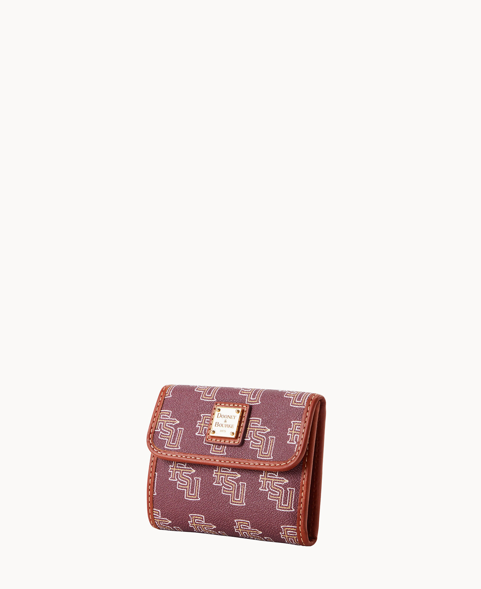Dooney Bourke Collegiate Florida State Flap Credit Card Wallet
