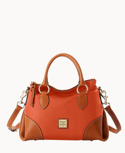 Pebble with Florentine Trim Satchel 30