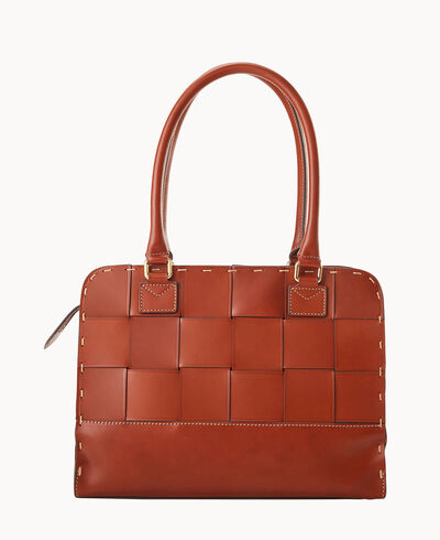 Alto Woven Rectangular Satchel