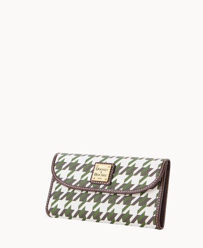 Houndstooth Continental Clutch