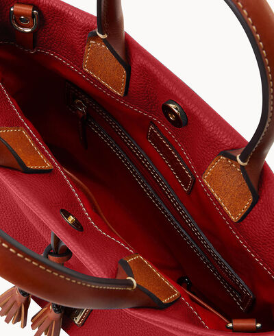 Pebble Grain Tassel Tote