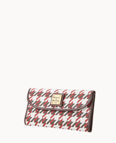 Houndstooth Continental Clutch