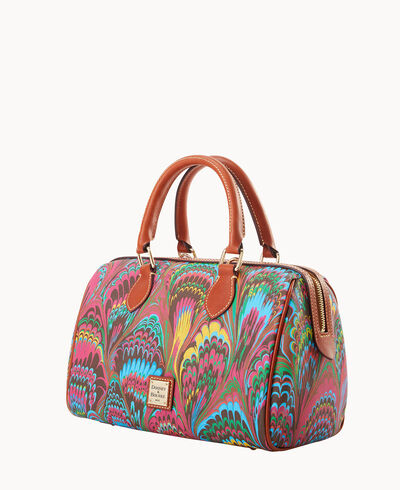 Plumes Barrel Satchel