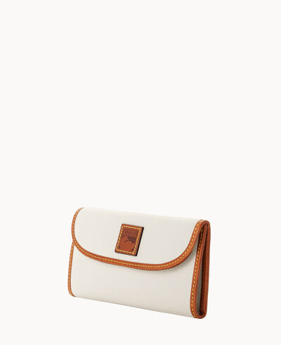 Pebble Grain Continental Clutch