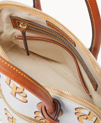 Monogram Domed Satchel