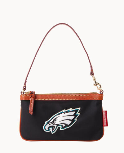 NFL Eagles Large Slim Wristlet
