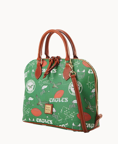 NFL Eagles Zip Zip Satchel