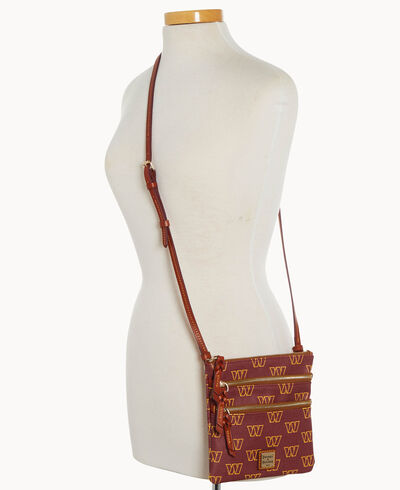 NFL Commanders North South Triple Zip Crossbody