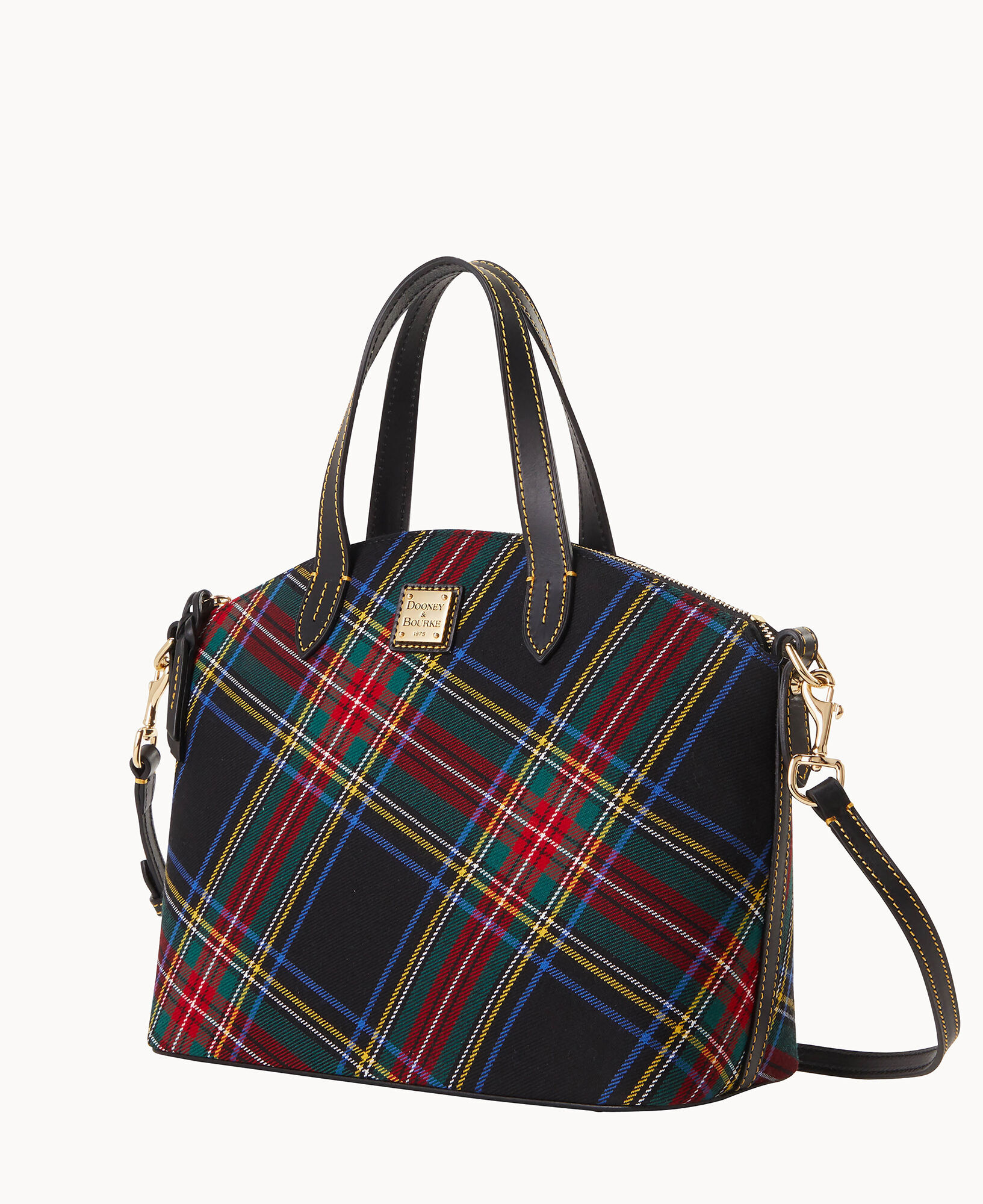 Dooney Bourke Tartan Satchel