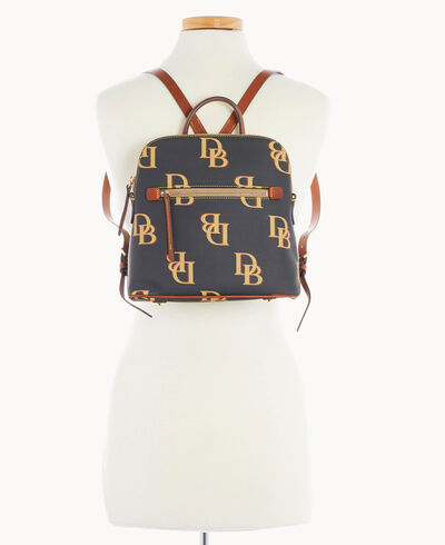 Women Mini Backpack W-Monogram Print | Custom Backpack Print on Demand| Filinapo