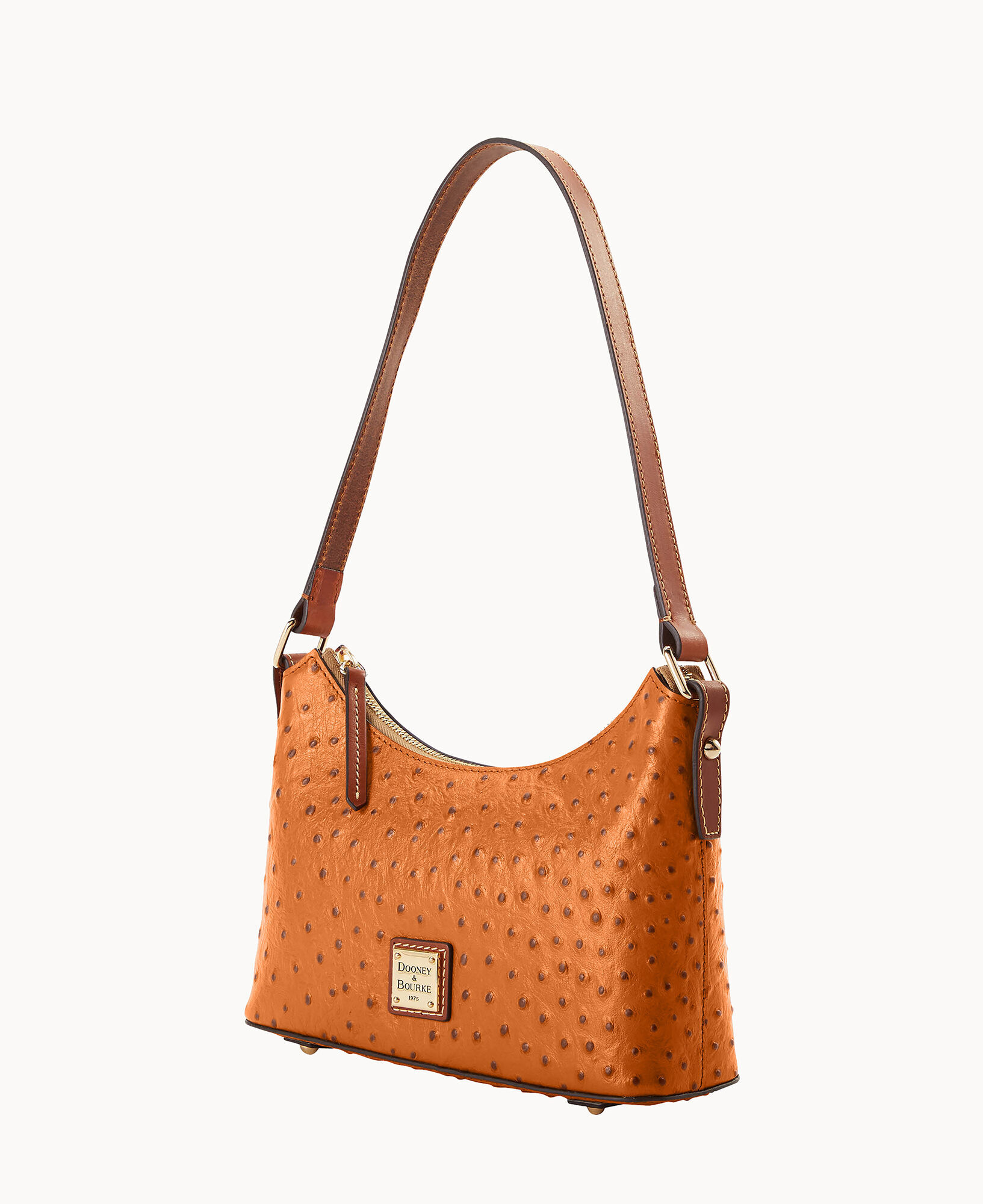 Dooney and bourke ostrich hobo deals