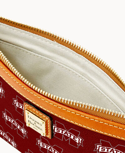 Collegiate Mississippi State Large Slim Wristlet
