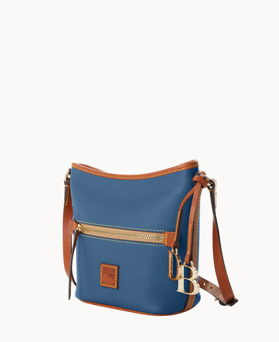 Pebble Grain Small Zip Sac