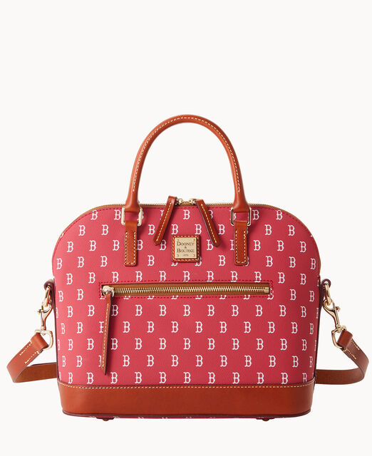 MLB Red Sox Domed Zip Satchel