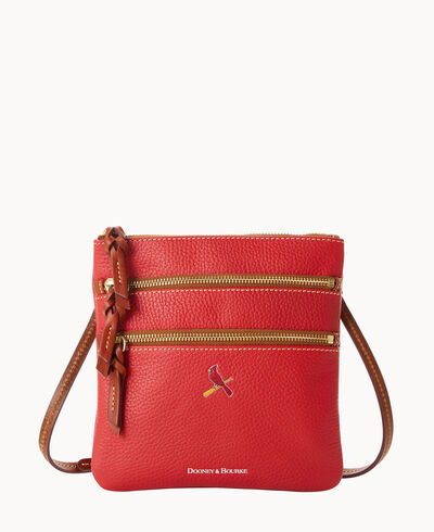 MLB Cardinals N S Triple Zip Crossbody