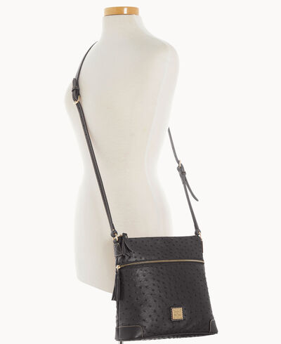 Ostrich Tassel Crossbody