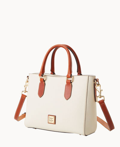Pebble Grain Top Handle Tote