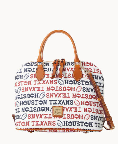NFL Texans Zip Zip Satchel