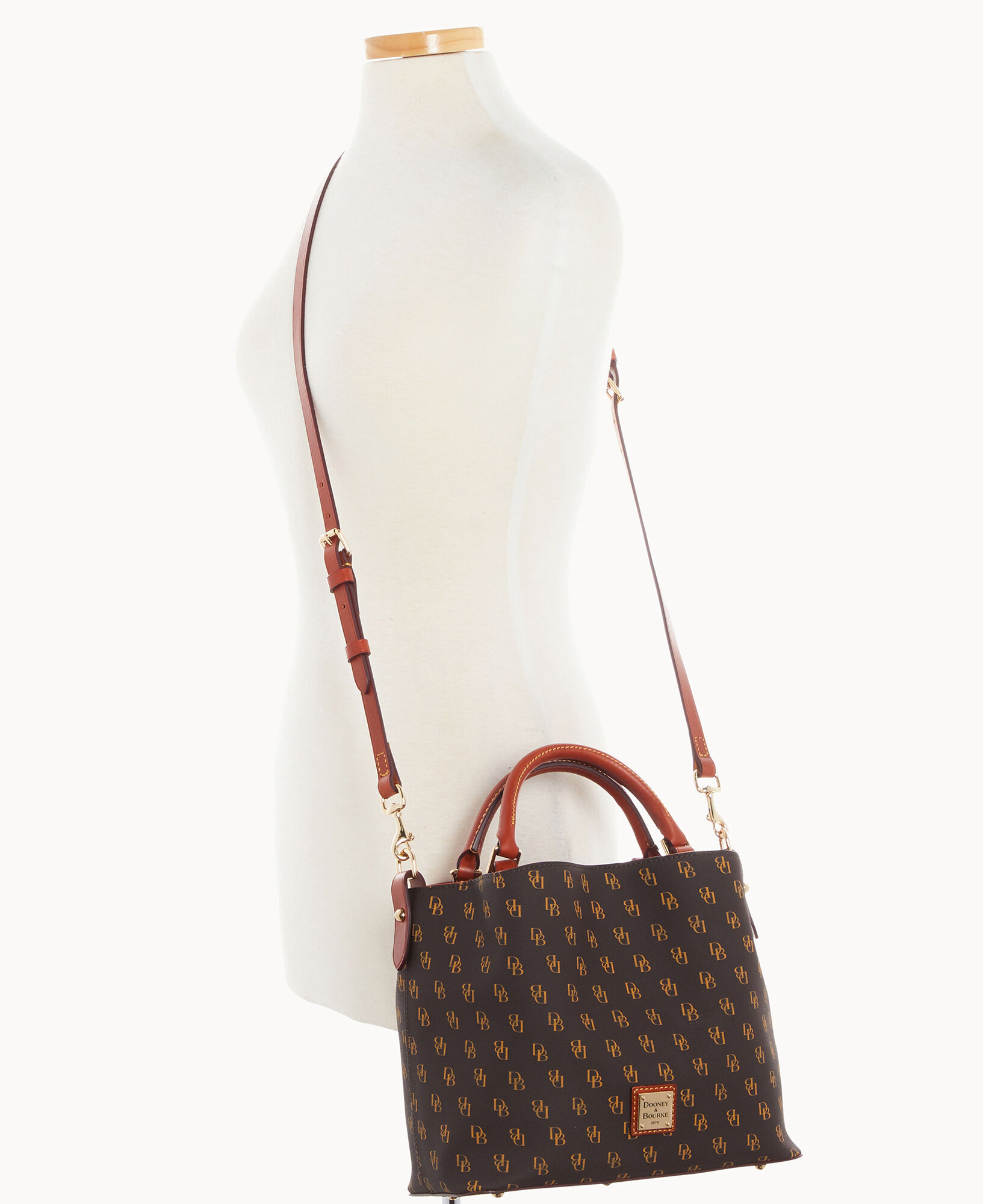 Dooney & bourke hotsell patent small brenna satchel